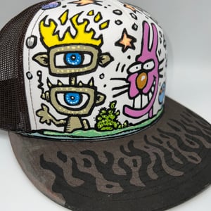 Hand Painted Hat 396