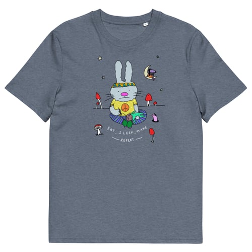 Image of Unisex Organic Cotton T-Shirt Rabbit