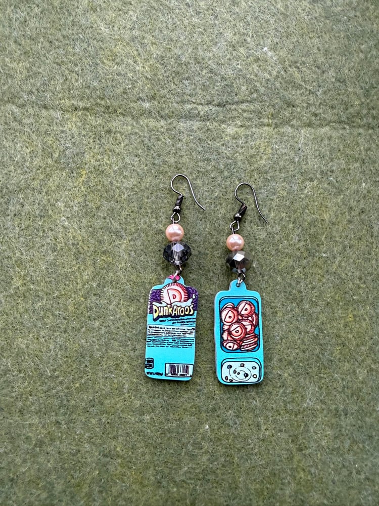 Image of Fun 90’s Dunkaroo earrings 