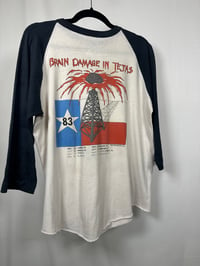 Image 2 of 1983 Iron Maiden Texas Alamo shirt 