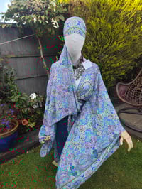 Image 1 of Pefkos co ord sarong set 70s mix with tassles