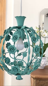 Image 2 of Suspension florale - années 60