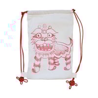 Image 1 of Lucky Lion Dance Drawstring Backpack V3