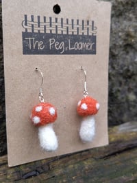 Image 3 of Toadstool Earrings 