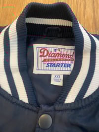 Image 3 of Yankees Satin Starter Script Bomber (XXL)