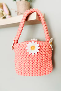 Image 1 of Mini peach flower bag     (The Little Collection).