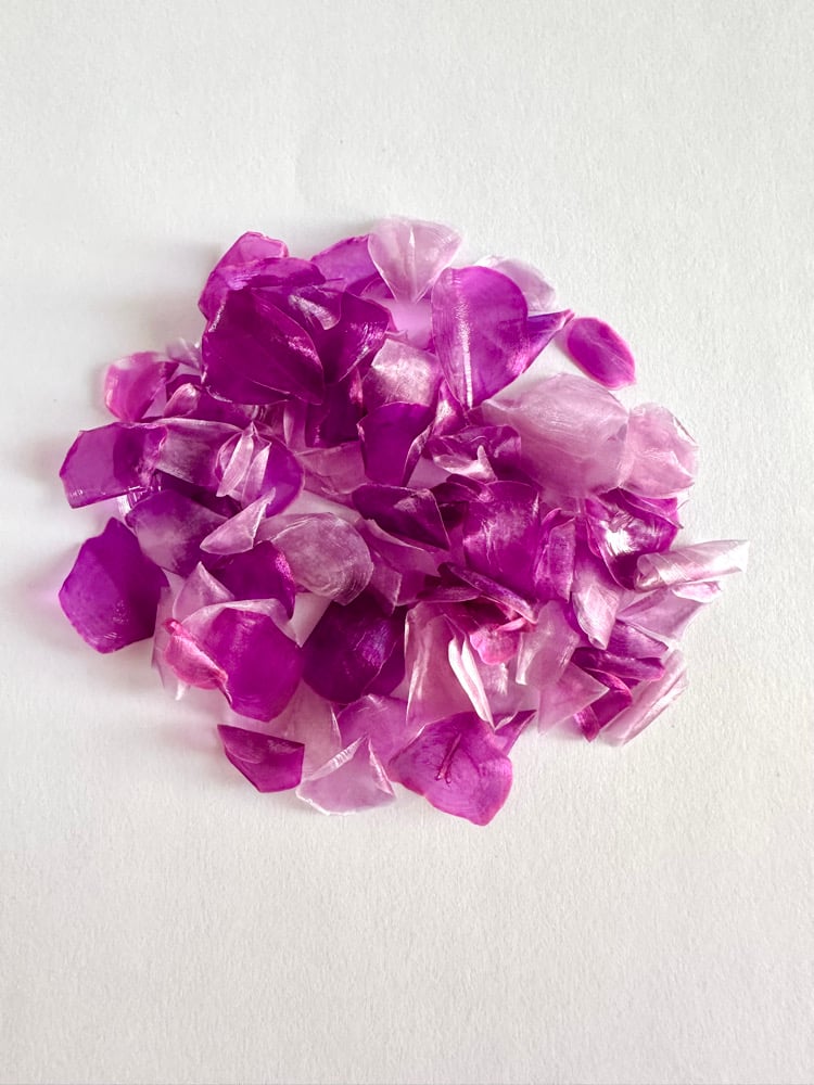 Image of Dyed fish scales - Mixed purple