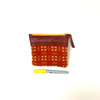 Image 2 of Welsh Tapestry Orange Pouch