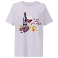 Image 2 of Women’s organic ribbed neck t-shirt PINOT NOIR not just any red