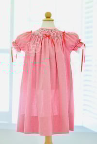 Image 12 of Hand Smocked Silk Ribbon Bishop Collection