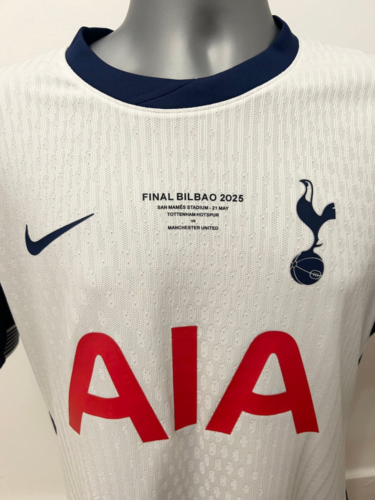 Image of Tottenham Hotspur “VAN DE VEN 37” Vaporknit 2024/25 Home Europa Final Shirt, Large