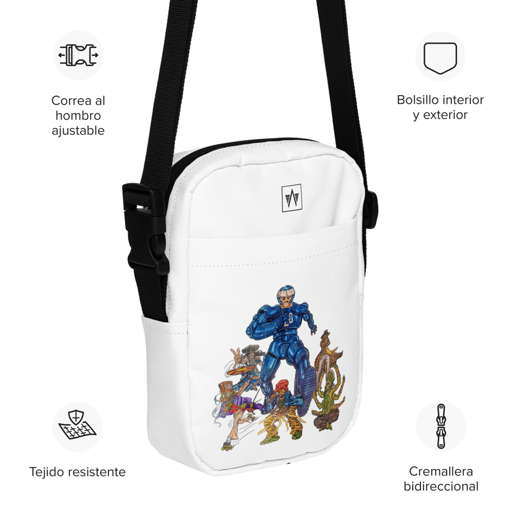 "KNOW THYSELF" SLO Crossover Strap Bag [ART ILLUSTRATED BY GREGORY HAWKINS]