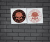 Street Glode Nation orange sticker set