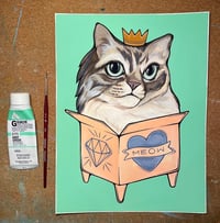 ORIGINAL ILLUSTRATION // "CATBOX"