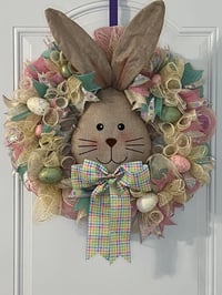 Image 1 of Mr. Bunny Easter Wreath