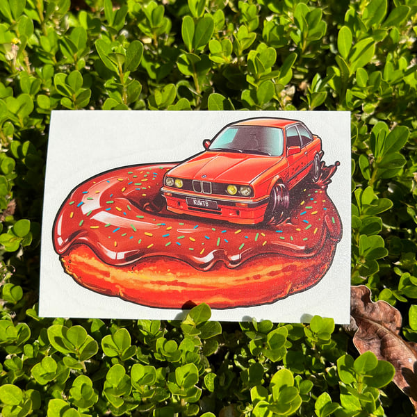 Image of Bavarian Kreme Chocolate Donut Decal