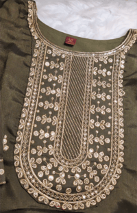 Image 2 of Soft Silk Kurtha Set - Design #15 