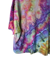 Image 9 of XXL Crop Tee in Bright Geode Ice Dye
