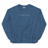 Image 24 of THE MCDREAMY CREWNECK - CURSIVE WHITE