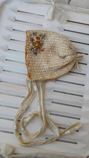Image of Embroidered bonnet