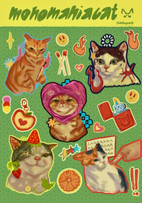 Monomaniacat Sticker Sheet