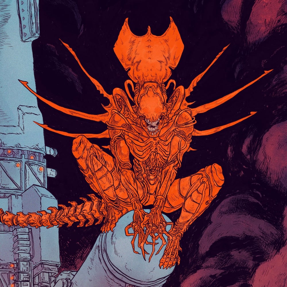 Aliens Genocide Print 11x17