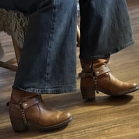 Image 5 of CUSTOM BROWN BOOT STRAPS- BROWN