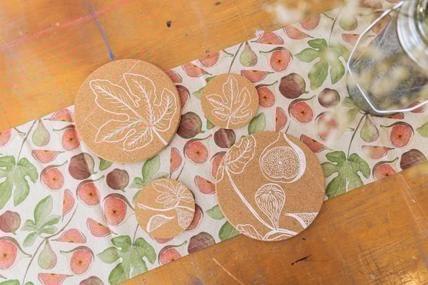 Image of Fig cork mats