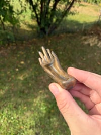 Image 2 of Gold Hand Ashtray 