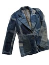 early 70s denim patchwork custom jacket