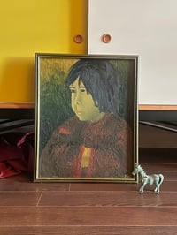 Image 1 of Moody Oil Portrait of a Boy
