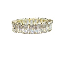 Image 1 of The "Gemma" Baguette Full Eternity band 