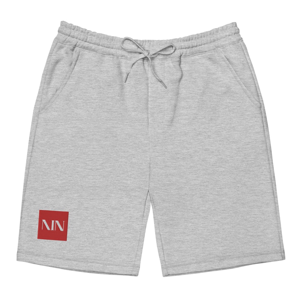 AIN Embroidered Men's fleece shorts