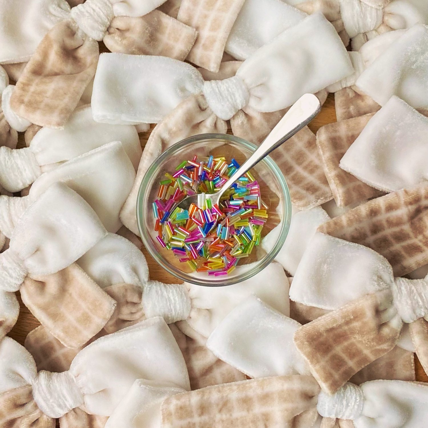 Image of Custom Ice Cream Specialty Dyed Silk Velvet