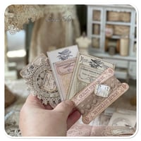 Image 3 of Vintage Lace Sample Fabric Book with 8 samples