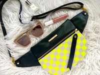 Image 1 of Neon checkered crossbody 