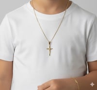 Image 1 of Kids Necklace/Bracelet Sets for kids (Gold Plated)