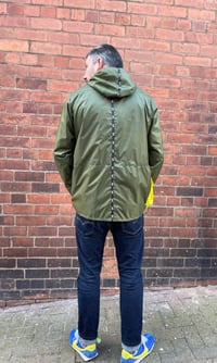 Image 14 of Slanted Pocket Hooded Safari Jacket