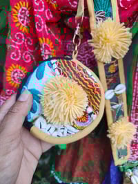 Image 5 of Jaz mini bag- Lemon/ Gold