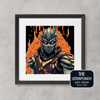 "Oroku Saki - The Shredder" Signed Print