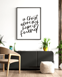 Image 3 of In Christ Alone Print
