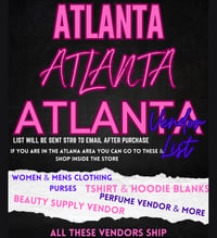Atlanta vendor list 