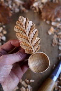 Image 2 of Oak Leaf—Coffee Scoop