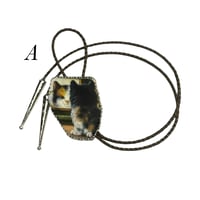 Image 1 of Porcelain Cat Bolo Ties 
