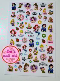 Princess stickers 