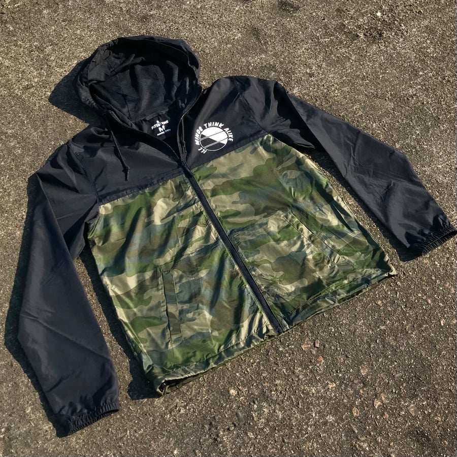 Image of Black/Camo (Daze) Lightweight Windbreaker