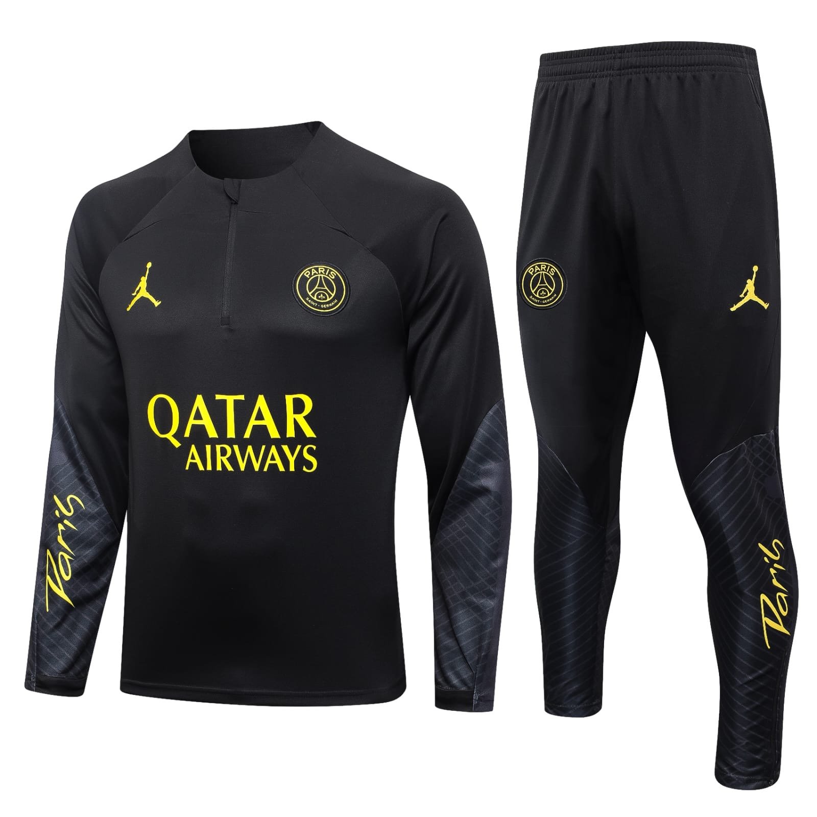 PSG Training Kit 23 24 Black and yellow Icon Closet