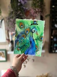 Image 3 of "Peacock" Original 