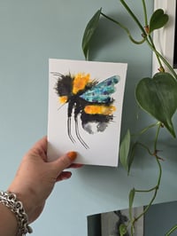Image 2 of "Dazzling Bumble Bee" Original