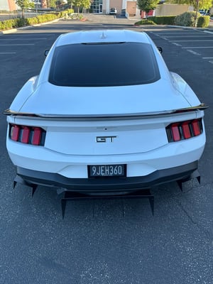 Image of 2024 Ford Mustang “V1” rear diffuser